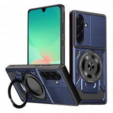 Θήκη Κινητού Defender Armor Case Αντικραδασμική ( Armor - Shockproof ) με ενσωματωμένη Magsafe βάση-δαχτυλίδι για SAMSUNG GALAXY A17 ΣΚΟΥΡΟ ΜΠΛΕ