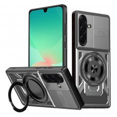 Θήκη Κινητού Defender Armor Case Αντικραδασμική ( Armor - Shockproof ) με ενσωματωμένη Magsafe βάση-δαχτυλίδι για SAMSUNG GALAXY A17 ΓΚΡΙ