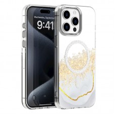 Θήκη Κινητού Epoxy Mag-Safe Μαγνητική για APPLE IPHONE 14 PRO 6.1 ΑΣΠΡΟ