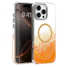 Θήκη Κινητού Epoxy Mag-Safe Μαγνητική για APPLE IPHONE 16 PRO MAX 6.9 ΠΟΡΤΟΚΑΛΙ