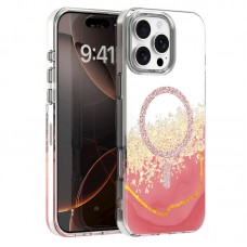 Θήκη Κινητού Epoxy Mag-Safe Μαγνητική για APPLE IPHONE 16 PRO MAX 6.9 ΡΟΖ