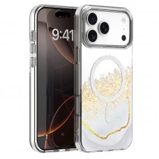 Θήκη Κινητού Epoxy Mag-Safe Μαγνητική για APPLE IPHONE 17 PRO MAX ΑΣΠΡΟ