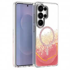 Θήκη Κινητού Epoxy Mag-Safe Μαγνητική για SAMSUNG GALAXY S26 ULTRA ΡΟΖ