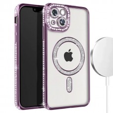 Θήκη Κινητού Avizar Diamond Around Strass για APPLE IPHONE 14 6.1 ΜΟΒ