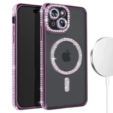 Θήκη Κινητού Avizar Diamond Around Strass για APPLE IPHONE 15 6.1 ΜΟΒ