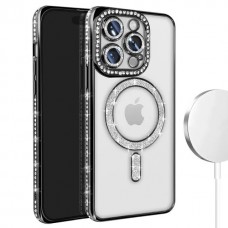 Θήκη Κινητού Avizar Diamond Around Strass για APPLE IPHONE 15 PRO MAX 6.7 ΜΑΥΡΟ