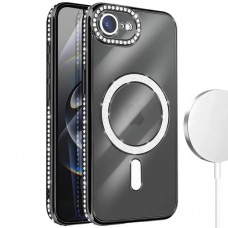 Θήκη Κινητού Avizar Diamond Around Strass για APPLE IPHONE 16 E 6.1 ΜΑΥΡΟ