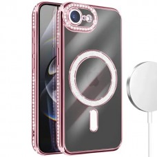 Θήκη Κινητού Avizar Diamond Around Strass για APPLE IPHONE 16 E 6.1 ΡΟΖ
