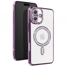 Θήκη Κινητού Avizar Diamond Around Strass για APPLE IPHONE 16 PLUS 6.7 ΜΟΒ