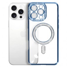 Θήκη Κινητού Avizar Diamond Around Strass για APPLE IPHONE 16 PRO MAX 6.9 ΜΠΛΕ