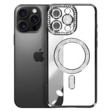 Θήκη Κινητού Avizar Diamond Around Strass για APPLE IPHONE 16 PRO MAX 6.9 ΜΑΥΡΟ