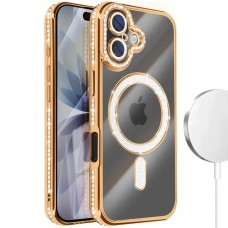 Θήκη Κινητού Avizar Diamond Around Strass για APPLE IPHONE 17 ΧΡΥΣΟ
