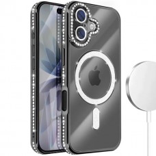 Θήκη Κινητού Avizar Diamond Around Strass για APPLE IPHONE 17 ΜΑΥΡΟ