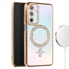 Θήκη Κινητού Avizar Diamond Around Strass για SAMSUNG GALAXY A14 5G ΧΡΥΣΟ