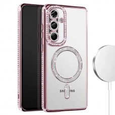 Θήκη Κινητού Avizar Diamond Around Strass για SAMSUNG GALAXY A36 ΡΟΖ