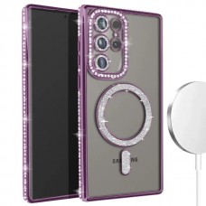 Θήκη Κινητού Avizar Diamond Around Strass για SAMSUNG GALAXY S24 ULTRA ΜΟΒ