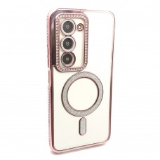 Θήκη Κινητού Avizar Diamond Around Strass για XIAOMI REDMI 15 4G (171) ΡΟΖ