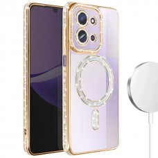 Θήκη Κινητού Avizar Diamond Around Strass για XIAOMI REDMI 15C 5G ΧΡΥΣΟ