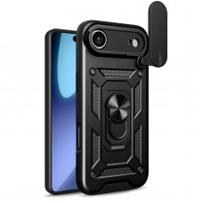 Θήκη Κινητού TechSuit CamShield Αντικραδασμική ( Armor - Shockproof ) με ενσωματωμένη βάση-δαχτυλίδι και κάλυμμα καμερών για APPLE IPHONE 17 AIR ΜΑΥΡΟ
