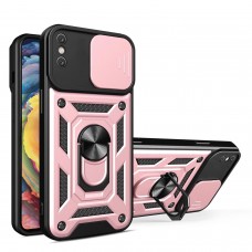 Θήκη Κινητού TechSuit CamShield Αντικραδασμική ( Armor - Shockproof ) με ενσωματωμένη βάση-δαχτυλίδι και κάλυμμα καμερών για APPLE IPHONE X / XS 5.8 ΡΟΖ