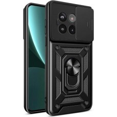 Θήκη Κινητού TechSuit CamShield Αντικραδασμική ( Armor - Shockproof ) με ενσωματωμένη βάση-δαχτυλίδι και κάλυμμα καμερών για ONEPLUS 13R ΜΑΥΡΟ