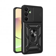 Θήκη Κινητού TechSuit CamShield Αντικραδασμική ( Armor - Shockproof ) με ενσωματωμένη βάση-δαχτυλίδι και κάλυμμα καμερών για SAMSUNG GALAXY A37 ΜΑΥΡΟ