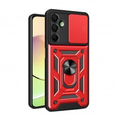 Θήκη Κινητού TechSuit CamShield Αντικραδασμική ( Armor - Shockproof ) με ενσωματωμένη βάση-δαχτυλίδι και κάλυμμα καμερών για SAMSUNG GALAXY A37 ΚΟΚΚΙΝΟ
