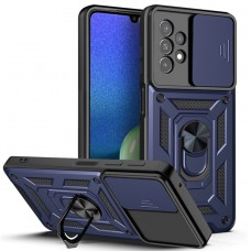 Θήκη Κινητού TechSuit CamShield Αντικραδασμική ( Armor - Shockproof ) με ενσωματωμένη βάση-δαχτυλίδι και κάλυμμα καμερών για SAMSUNG GALAXY A52 / A52S 5G ΣΚΟΥΡΟ ΜΠΛΕ