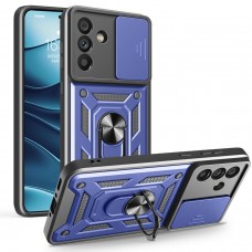 Θήκη Κινητού TechSuit CamShield Αντικραδασμική ( Armor - Shockproof ) με ενσωματωμένη βάση-δαχτυλίδι και κάλυμμα καμερών για SAMSUNG GALAXY A54 5G ΣΚΟΥΡΟ ΜΠΛΕ