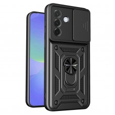 Θήκη Κινητού TechSuit CamShield Αντικραδασμική ( Armor - Shockproof ) με ενσωματωμένη βάση-δαχτυλίδι και κάλυμμα καμερών για SAMSUNG GALAXY A57 ΜΑΥΡΟ
