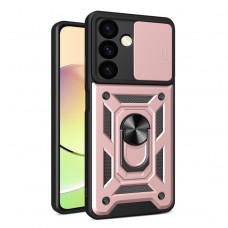 Θήκη Κινητού TechSuit CamShield Αντικραδασμική ( Armor - Shockproof ) με ενσωματωμένη βάση-δαχτυλίδι και κάλυμμα καμερών για SAMSUNG GALAXY S25 ΡΟΖ