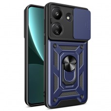 Θήκη Κινητού TechSuit CamShield Αντικραδασμική ( Armor - Shockproof ) με ενσωματωμένη βάση-δαχτυλίδι και κάλυμμα καμερών για XIAOMI POCO C65 ΣΚΟΥΡΟ ΜΠΛΕ