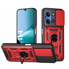 Θήκη Κινητού TechSuit CamShield Αντικραδασμική ( Armor - Shockproof ) με ενσωματωμένη βάση-δαχτυλίδι και κάλυμμα καμερών για XIAOMI POCO C85 4G ΚΟΚΚΙΝΟ