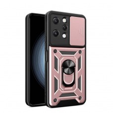 Θήκη Κινητού TechSuit CamShield Αντικραδασμική ( Armor - Shockproof ) με ενσωματωμένη βάση-δαχτυλίδι και κάλυμμα καμερών για XIAOMI POCO M6 PRO 5G ΡΟΖ