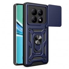 Θήκη Κινητού TechSuit CamShield Αντικραδασμική ( Armor - Shockproof ) με ενσωματωμένη βάση-δαχτυλίδι και κάλυμμα καμερών για XIAOMI POCO M8 PRO 5G ΣΚΟΥΡΟ ΜΠΛΕ
