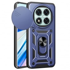 Θήκη Κινητού TechSuit CamShield Αντικραδασμική ( Armor - Shockproof ) με ενσωματωμένη βάση-δαχτυλίδι και κάλυμμα καμερών για XIAOMI POCO X7 5G ΣΚΟΥΡΟ ΜΠΛΕ