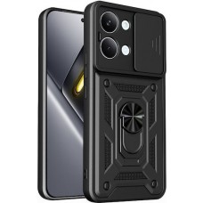 Θήκη Κινητού TechSuit CamShield Αντικραδασμική ( Armor - Shockproof ) με ενσωματωμένη βάση-δαχτυλίδι και κάλυμμα καμερών για XIAOMI POCO X8 PRO MAX ΜΑΥΡΟ