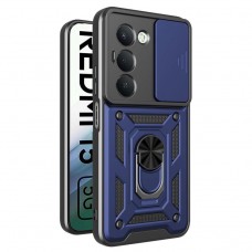 Θήκη Κινητού TechSuit CamShield Αντικραδασμική ( Armor - Shockproof ) με ενσωματωμένη βάση-δαχτυλίδι και κάλυμμα καμερών για XIAOMI REDMI 15 5G (171) ΣΚΟΥΡΟ ΜΠΛΕ