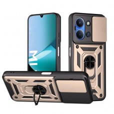 Θήκη Κινητού TechSuit CamShield Αντικραδασμική ( Armor - Shockproof ) με ενσωματωμένη βάση-δαχτυλίδι και κάλυμμα καμερών για XIAOMI REDMI 15C 5G ΧΡΥΣΟ