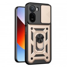 Θήκη Κινητού TechSuit CamShield Αντικραδασμική ( Armor - Shockproof ) με ενσωματωμένη βάση-δαχτυλίδι και κάλυμμα καμερών για XIAOMI REDMI A7 PRO 4G ΧΡΥΣΟ