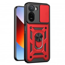 Θήκη Κινητού TechSuit CamShield Αντικραδασμική ( Armor - Shockproof ) με ενσωματωμένη βάση-δαχτυλίδι και κάλυμμα καμερών για XIAOMI REDMI A7 PRO 4G ΚΟΚΚΙΝΟ