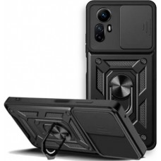 Θήκη Κινητού TechSuit CamShield Αντικραδασμική ( Armor - Shockproof ) με ενσωματωμένη βάση-δαχτυλίδι και κάλυμμα καμερών για XIAOMI REDMI NOTE 12S 4G ΜΑΥΡΟ