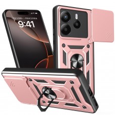 Θήκη Κινητού TechSuit CamShield Αντικραδασμική ( Armor - Shockproof ) με ενσωματωμένη βάση-δαχτυλίδι και κάλυμμα καμερών για XIAOMI REDMI NOTE 14 4G (164) ΡΟΖ