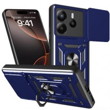 Θήκη Κινητού TechSuit CamShield Αντικραδασμική ( Armor - Shockproof ) με ενσωματωμένη βάση-δαχτυλίδι και κάλυμμα καμερών για XIAOMI REDMI NOTE 14 5G ΣΚΟΥΡΟ ΜΠΛΕ
