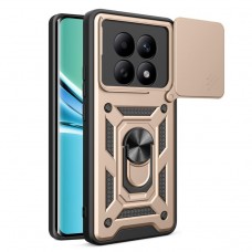 Θήκη Κινητού TechSuit CamShield Αντικραδασμική ( Armor - Shockproof ) με ενσωματωμένη βάση-δαχτυλίδι και κάλυμμα καμερών για XIAOMI REDMI NOTE 15 4G ΧΡΥΣΟ