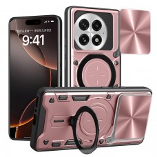 Θήκη Κινητού TechSuit CamGuard Pro Αντικραδασμική ( Armor - Shockproof ) με ενσωματωμένη βάση-δαχτυλίδι και κάλυμμα καμερών για ONEPLUS 13R ΡΟΖ