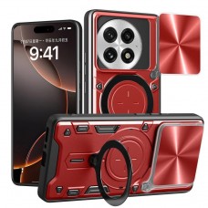 Θήκη Κινητού TechSuit CamGuard Pro Αντικραδασμική ( Armor - Shockproof ) με ενσωματωμένη βάση-δαχτυλίδι και κάλυμμα καμερών για ONEPLUS 13R ΚΟΚΚΙΝΟ