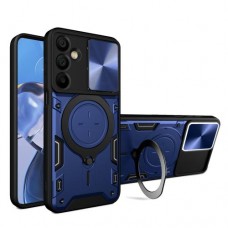 Θήκη Κινητού TechSuit CamGuard Pro Αντικραδασμική ( Armor - Shockproof ) με ενσωματωμένη βάση-δαχτυλίδι και κάλυμμα καμερών για SAMSUNG GALAXY A37 ΣΚΟΥΡΟ ΜΠΛΕ