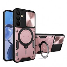 Θήκη Κινητού TechSuit CamGuard Pro Αντικραδασμική ( Armor - Shockproof ) με ενσωματωμένη βάση-δαχτυλίδι και κάλυμμα καμερών για SAMSUNG GALAXY A37 ΡΟΖ