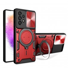 Θήκη Κινητού TechSuit CamGuard Pro Αντικραδασμική ( Armor - Shockproof ) με ενσωματωμένη βάση-δαχτυλίδι και κάλυμμα καμερών για SAMSUNG GALAXY A52 / A52S 5G ΚΟΚΚΙΝΟ